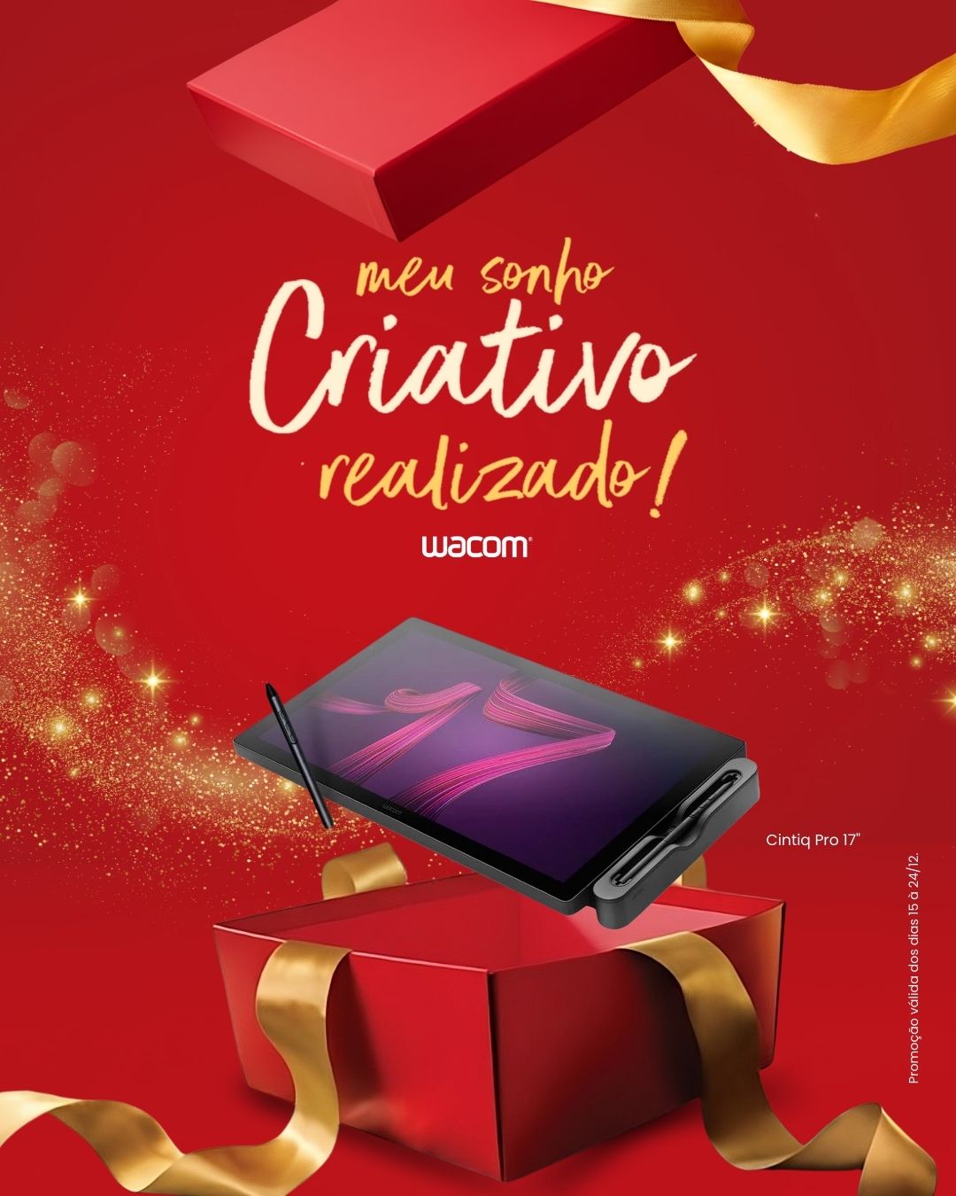 🎄 Meu sonho criativo realizado: um Natal para transformar ideias em realidade com a Wacom 🎄