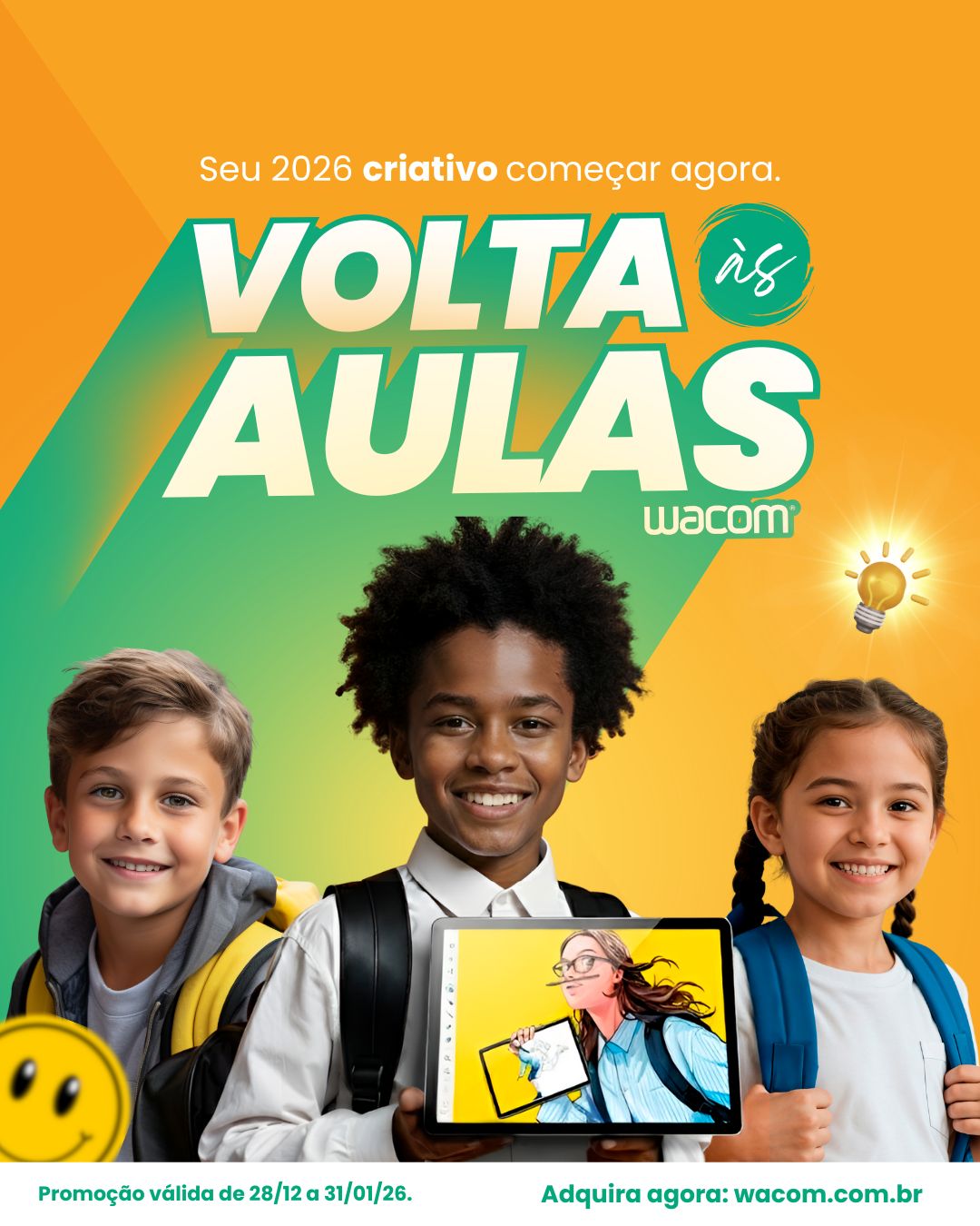 Comece o ano diferente: coloque a Wacom na prática desde já