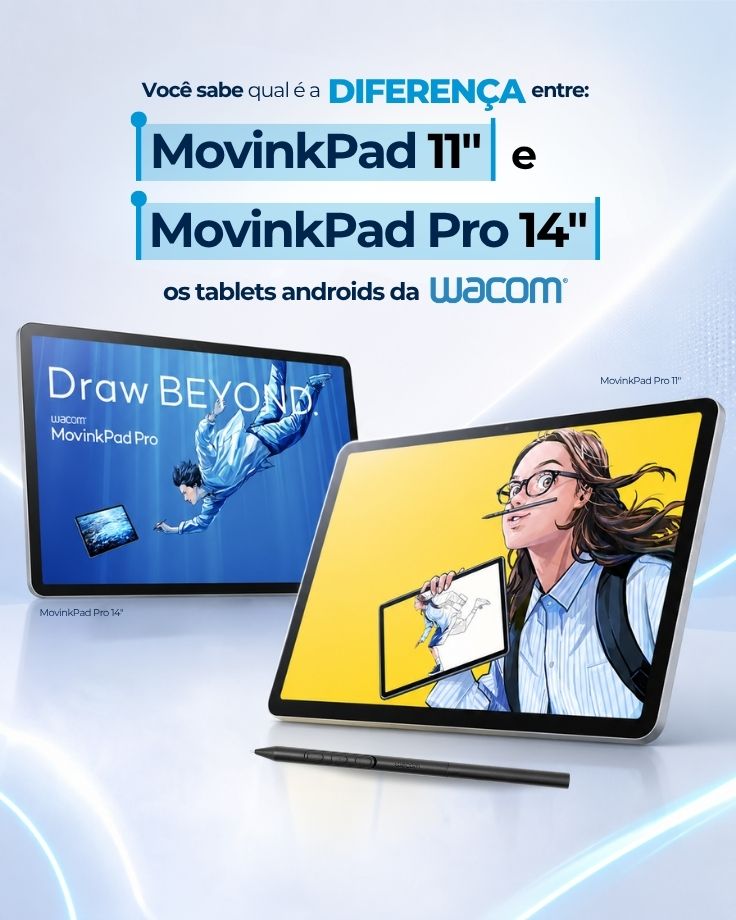 MovinkPad 11″ e MovinkPad Pro 14″: conheça as diferenças entre os tablets Android da Wacom